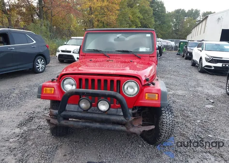 2002 Jeep Wrangler Sport from USA, damaged, VIN 1J4FA49S92P715110